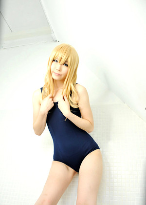 Japanese Cosplay Haruka Deluxx Blonde Babe