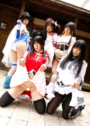 Japanese Cosplay Girls Queen Dripping Pussie jpg 6