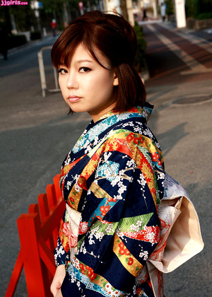 Kimono Ayano 着物メイク・あやのぶっかけエロ画像