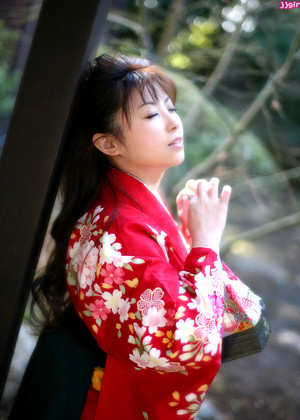 Kimono Momoko 着物メイク・ももこ熟女エロ画像