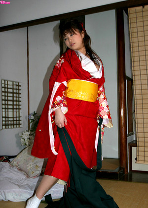 Kimono Momoko 着物メイク・ももこぶっかけエロ画像