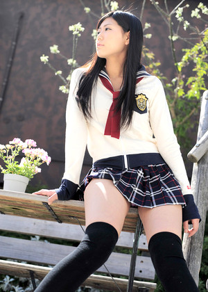 Japanese Saemi Shinohara Filipina Checks Uniforms