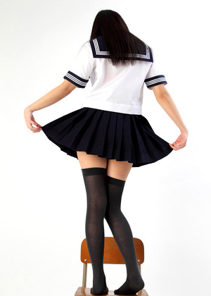 School Uniform セーラー服とニーハイ裏本エロ画像